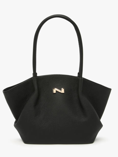 Leather Galatée Shoulder Bag Nathan baume Black nymphea 3
