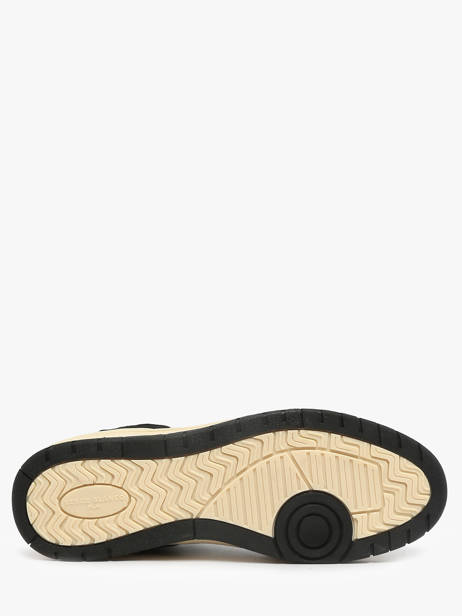 Sneakers La Vernaz En Cuir Serge blanco Noir men CHA2340P vue secondaire 4