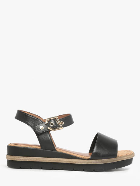 Sandales En Cuir Tamaris Noir women 42