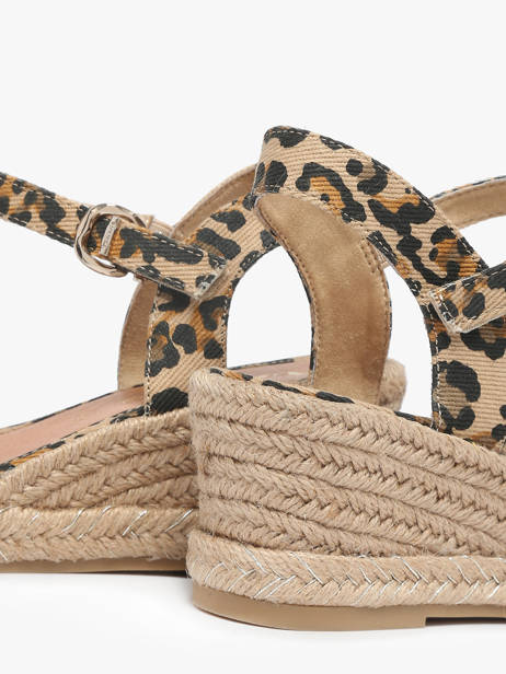 Sandales Talon Compensé Tamaris Multicolore women 42 vue secondaire 2