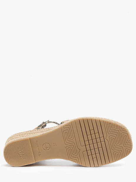Sandales Talon Compensé Tamaris Multicolore women 42 vue secondaire 4