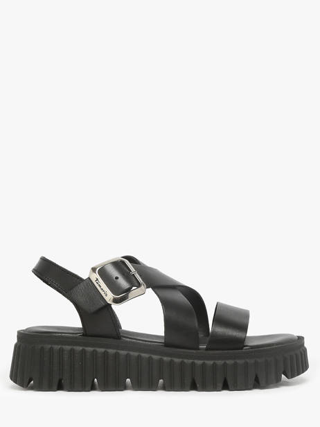 Sandales En Cuir Tamaris Noir women 44
