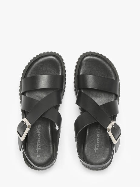 Sandales En Cuir Tamaris Noir women 44 vue secondaire 3