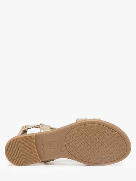 Sandales En Cuir Tamaris Or women 44 vue secondaire 4