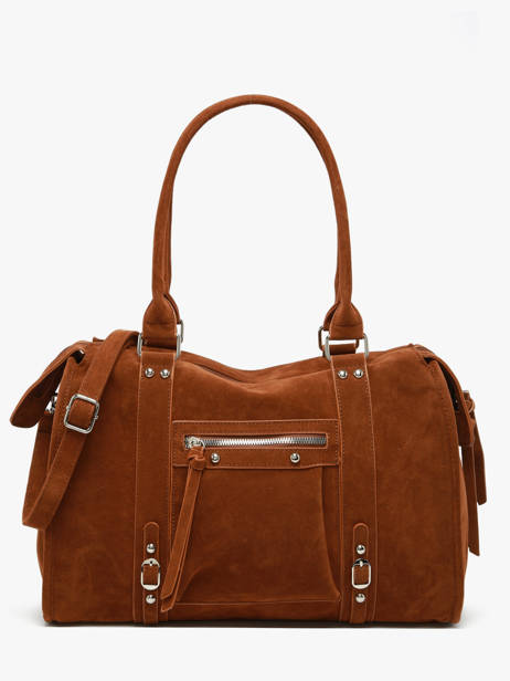 Sac Porté épaule Velvet Miniprix Marron velvet F7509