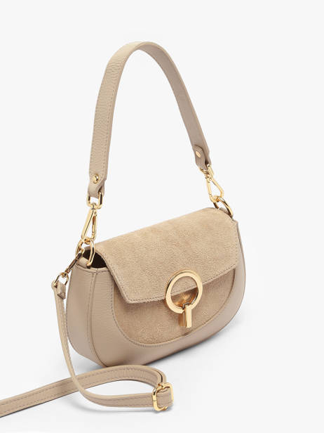 Shoulder Bag Velvet Caviar Leather Milano Beige velvet caviar VC25068 other view 2