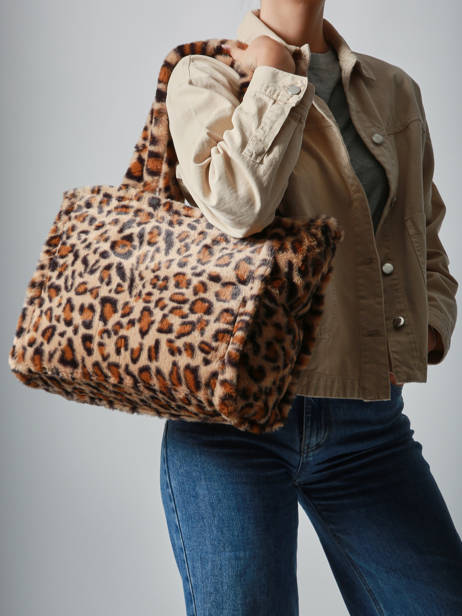 Sac Porté épaule A4 Fur David jones Marron fur CM7878 vue secondaire 1