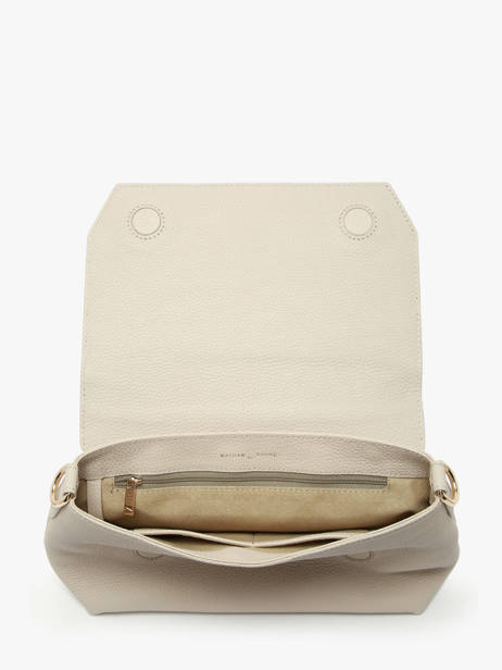 Sac Bandoulière Tycia Cuir Nathan baume Beige victoria 89 vue secondaire 3