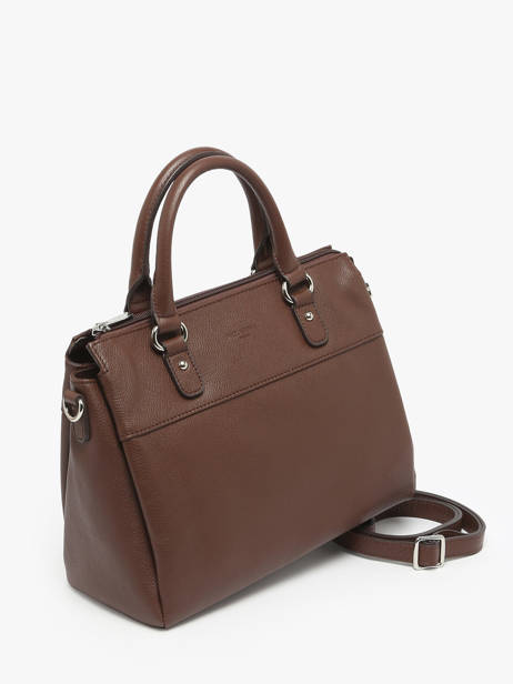 Satchel Confort Leather Hexagona Brown confort 469844 other view 1