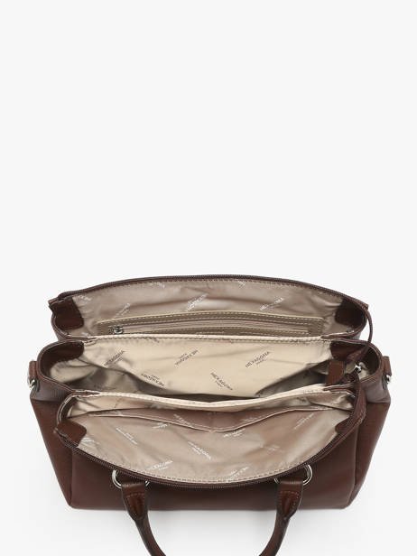 Satchel Confort Leather Hexagona Brown confort 469844 other view 2