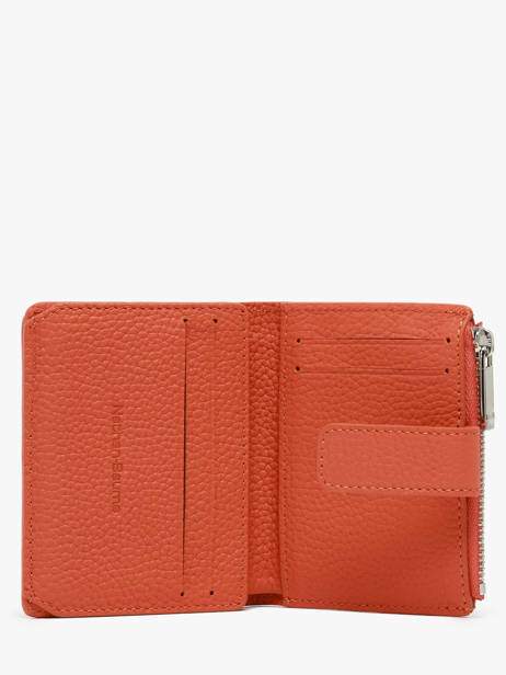 Porte-cartes Porte-monnaie Cuir Nathan baume Orange original n 102N vue secondaire 1