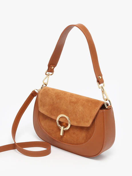 Shoulder Bag Velvet Caviar Leather Milano Orange velvet caviar VC25069 other view 2