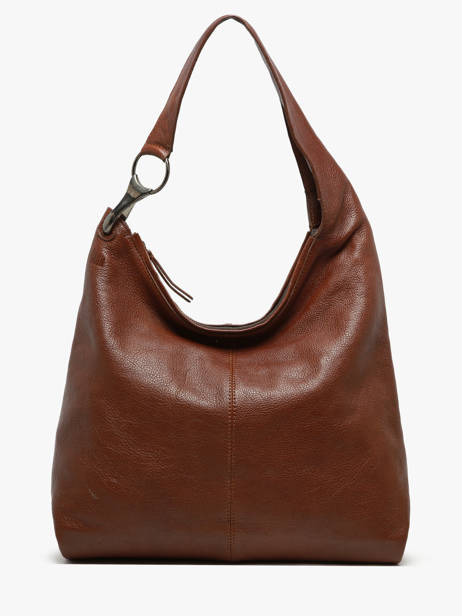 Shoulder Bag Leather Leather Biba Brown leather JAP1L