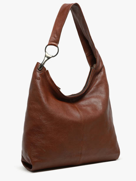 Shoulder Bag Leather Leather Biba Brown leather JAP1L other view 1