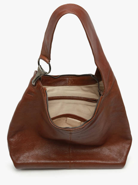 Shoulder Bag Leather Leather Biba Brown leather JAP1L other view 2