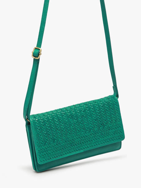Shoulder Bag Heritage Leather Biba Green heritage ROU1L other view 1
