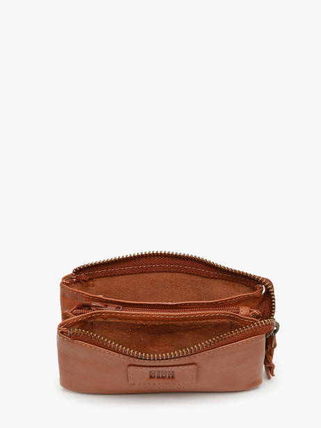 Coin Purse Leather Biba Brown heritage BT35 other view 1