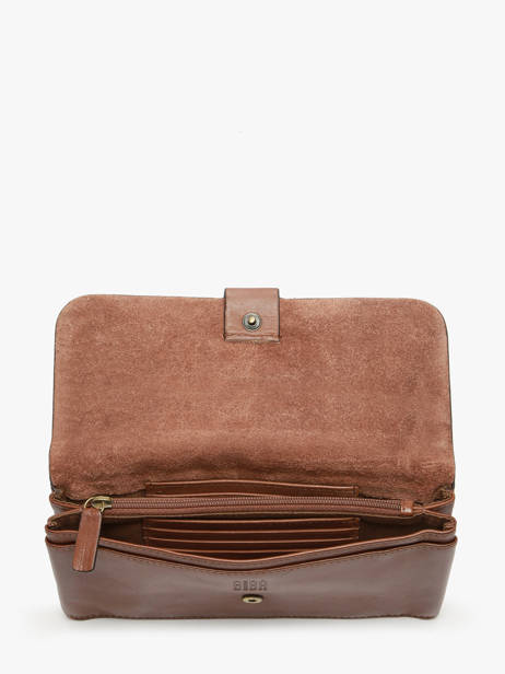 Wallet Leather Biba Brown wallet VET2L other view 1