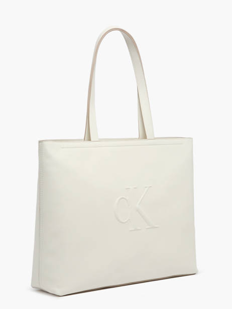 Shoulder Bag Sculpted Calvin klein jeans White sculpted 4K3070G other view 1