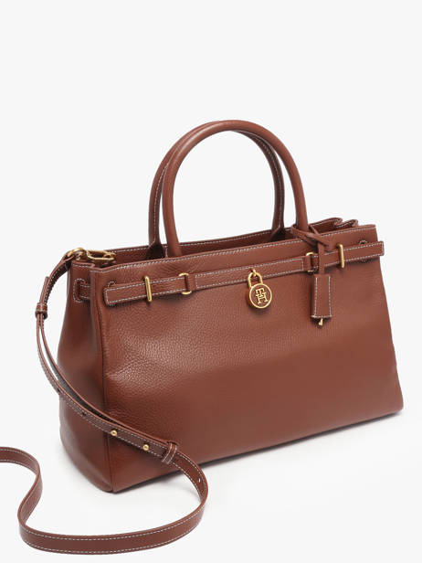 Sac Bandoulière American Icon Cuir Tommy hilfiger Marron american icon AW17925 vue secondaire 2