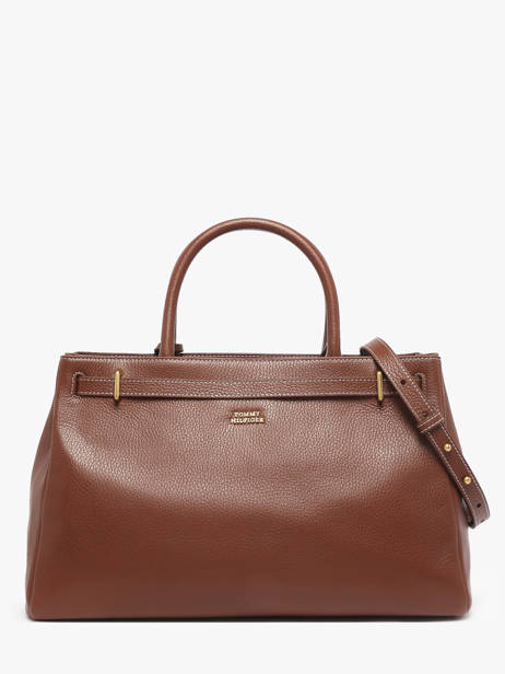 Sac Bandoulière American Icon Cuir Tommy hilfiger Marron american icon AW17925 vue secondaire 4