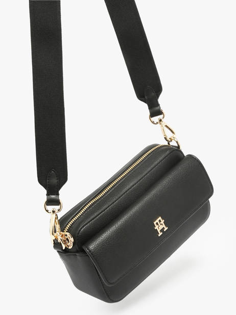 Sac Bandoulière Th Distinct Polyurethane Tommy hilfiger Noir th distinct AW17455 vue secondaire 2
