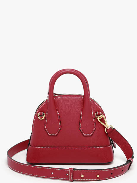 Sac Bandoulière Belleville Cuir Lancel Rouge belleville A13735 vue secondaire 4