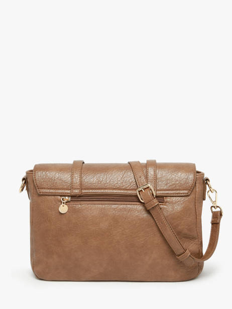 Sac Bandoulière Bride Lulu castagnette Marron bride ZAYANN vue secondaire 4