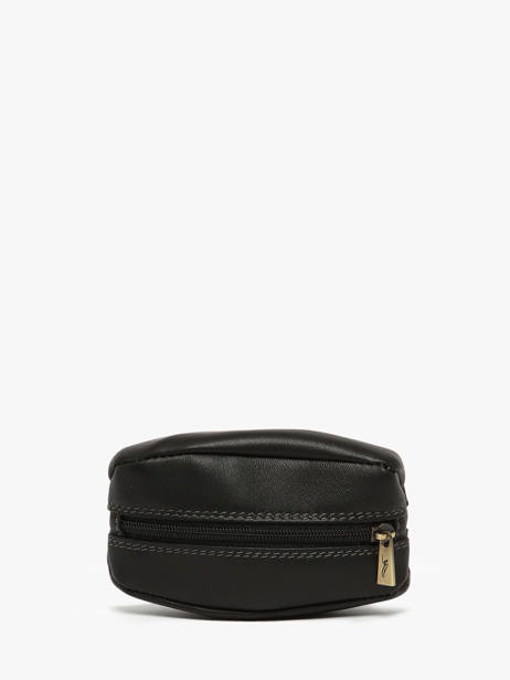 Porte-monnaie Cuir Katana Noir marina 753095 vue secondaire 2