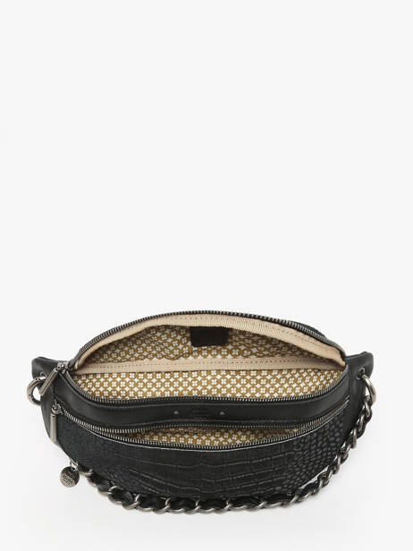 Sac Banane Mila louise Noir vintage 23689KR vue secondaire 3