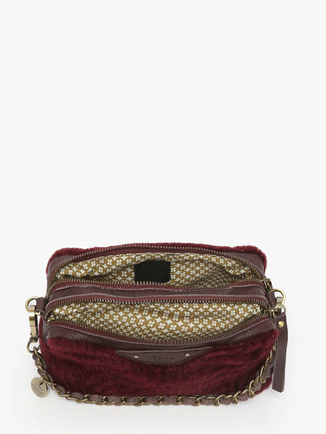 Sac Bandoulière Vintage Cuir Mila louise Rouge vintage 2367XFUC vue secondaire 3