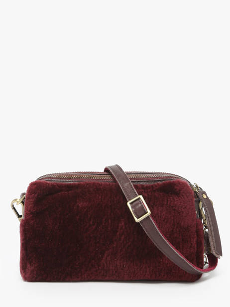Sac Bandoulière Vintage Cuir Mila louise Rouge vintage 2367XFUC vue secondaire 4