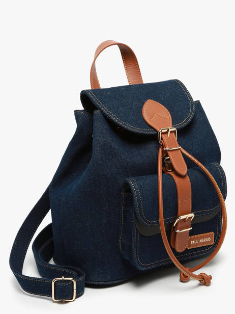 Sac à Dos Le Baroudeur Denim Brut Paul marius Bleu denim brut BAROUDEB vue secondaire 2
