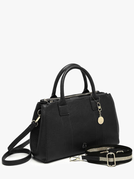 Handbag Soft Lulu castagnette Black soft YAEL other view 2