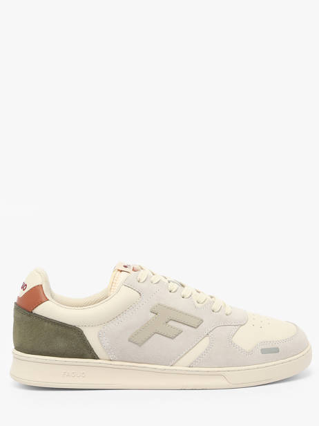Sneakers En Cuir Faguo Beige men 25CG3206