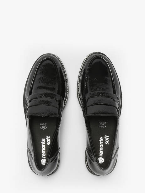 Mocassins En Cuir Remonte Noir accessoires 2 vue secondaire 3