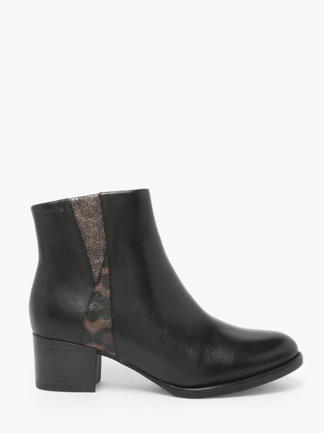 Bottines à Talon En Cuir Tamaris Noir accessoires 45