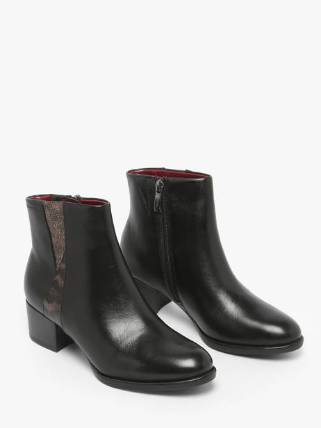 Bottines à Talon En Cuir Tamaris Noir accessoires 45 vue secondaire 1