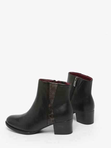 Bottines à Talon En Cuir Tamaris Noir accessoires 45 vue secondaire 2