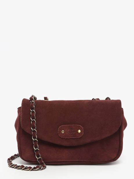 Sac Bandoulière Vintage Cuir Mila louise Beige vintage 23040V