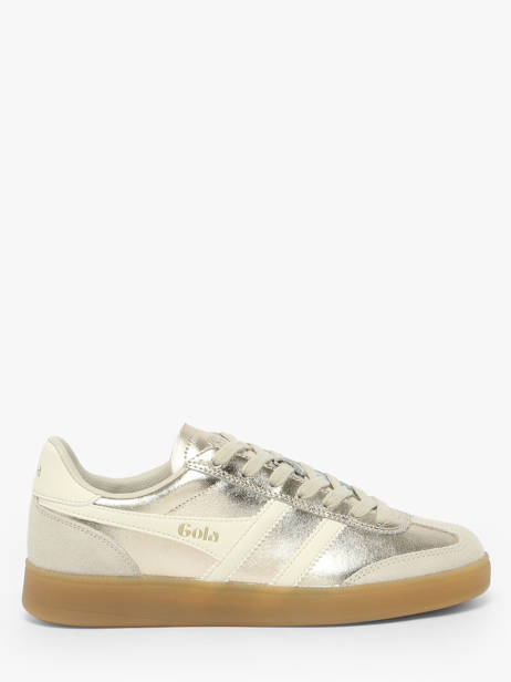 Sneakers En Cuir Gola Or accessoires CLB783