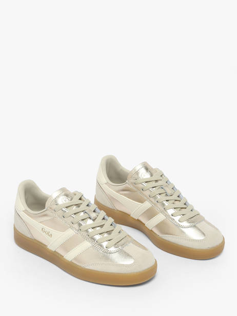 Sneakers En Cuir Gola Or accessoires CLB783 vue secondaire 1