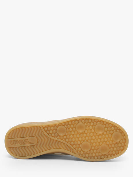 Sneakers En Cuir Gola Or accessoires CLB783 vue secondaire 4