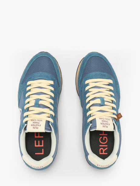 Boots In Leather Sun68 Blue men Z4510580 other view 3