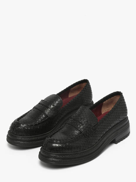 Mocassins En Cuir Aliwell Noir accessoires A0234 vue secondaire 1