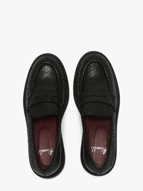 Mocassins En Cuir Aliwell Noir accessoires A0234 vue secondaire 3