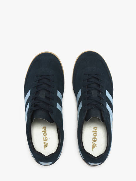 Sneakers Apollo En Cuir Gola Bleu accessoires CLB777 vue secondaire 3