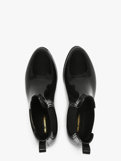 Bottines De Pluie Kalosh Ii Karl lagerfeld Noir accessoires KL94775 vue secondaire 3