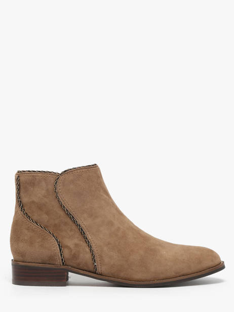 Bottines En Cuir Mam'zelle Beige accessoires CSIRL61