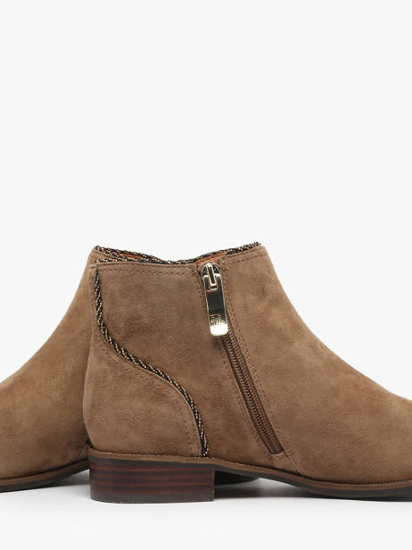 Bottines En Cuir Mam'zelle Beige accessoires CSIRL61 vue secondaire 2